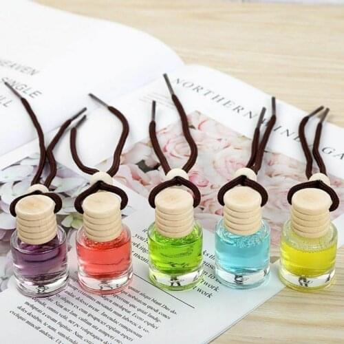 1pcs Car Room Air Freshener Perfume Essential Oil Diffuser Fragrance Hanging Bottle Car Perfume Aromatherapy Fragrance Pendant