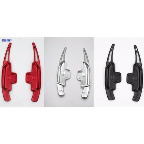 Fit For C S Class GLK CLA GLA CLS GLE GLC 2Pcs Steering Wheel Paddle Shift Extension Shifter Replacement Sticker Car Styling