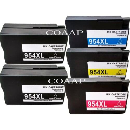 5 Printer ink cartridge for compatible hp 954xl for OfficeJet Pro 8725 7740 8210 8710 8716 8730 Printer
