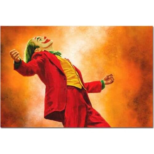 5D DIY Diamond Painting Movie Joker Cartoon clown Picture Full Square/Round Diamond mosaic Embroidery Cross Stitch gift WG1729