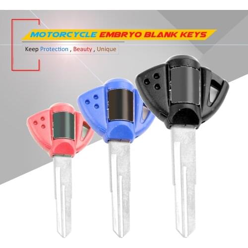 Motorcycle Accessories Embryo Blank Keys Can install chip Motor bike Moto Part For Suzuki GSX1300R Hayabusa
