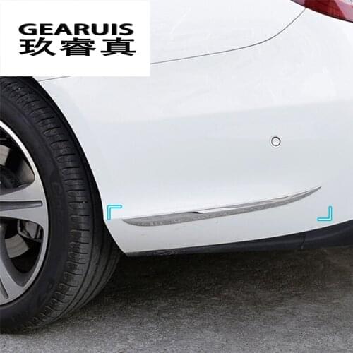 Car styling Rear Side Mirror body stainless steel Sticker Cover Trim For Mercedes Benz New E class W213 2016-2017 Accessories