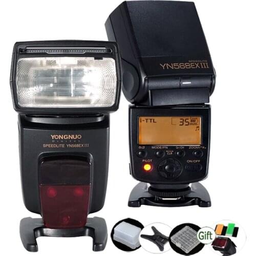 YONGNUO YN568EX III Speedlite GN58 TTL Wireless HSS 1/8000s Master Slave Flash Light for Nikon DSLR Camera