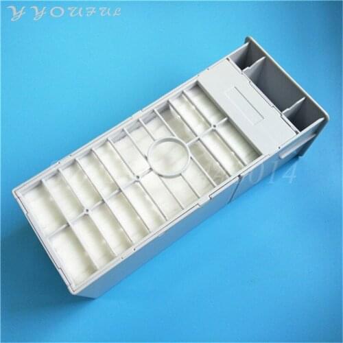 Large format printer Maintenance tank for Epson P6080/P7080/P8080/P9080/P6000/P7000/P8000/P9000 plotter waste ink tank with chip