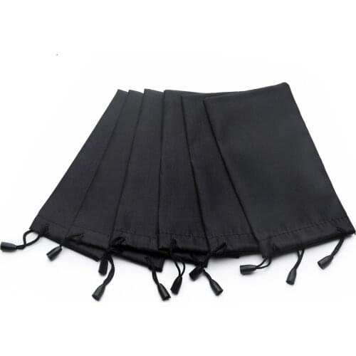 Hot Sales 1 Piece High Quality Black Portable Eyewear Case Cover Bag Fashion Travel Sunglasses Protector Bag Organizer Cloth Bag