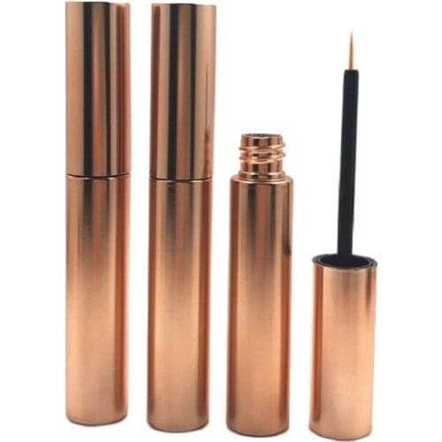 DIY 10ml Rose Gold Purple Gold Liquid Eyeliner Tube Refillable Bottle Empty Round Cosmetic Packaging Container 20pieces 50pieces