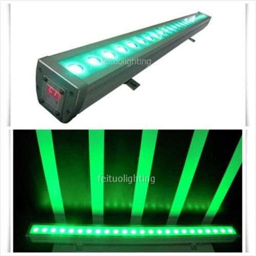 E-2pcs/set Stage Building Lighting Outdoor 24x3w rgb Led Bar Light Ip65 Led Wall Washer Dmx 1 Meter long
