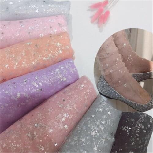 Hot Sale New Style Gilded Mesh Lace Fabric Sewing Skirt and Feminine Tulle for Wedding Decoration and Christmas Background