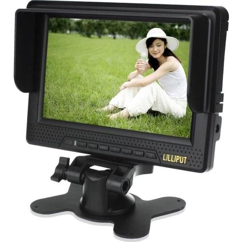 Lilliput 7 inch LCD HDMI Monitor Camera on-top Monitor for DSLR Video Lilliput 668GL-70NP/H/Y YPbPr interface high-definition