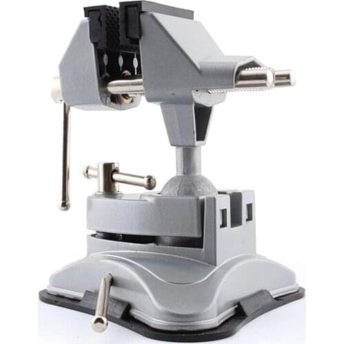 Small Vise Aluminum Table Vise RH-003 Upscale Movable Table Vise Can Be Rotated 360 Degrees Mini Upscale Vise