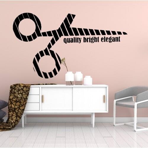 Cute barber shop Wall Art Decal Decoration Fashion Sticker For Kids Rooms Nordic Style Home Decoration