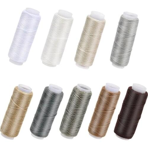 Nonvor High Quality Durable Sewing Knitting Thread Reel for Hand Stitching Machine Finest Polyester Waxed Thread Quilting Tools