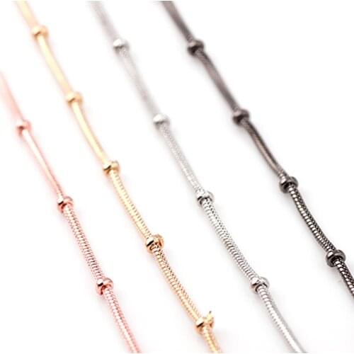 2016 Newest 65cm 24inch 4 colors Floating Snake Chains with Lobster Clasps for Glass Living Floating Locket Chain for women
