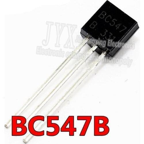 100PCS BC547B TO-92 BC547 TO92 547B new triode transistor
