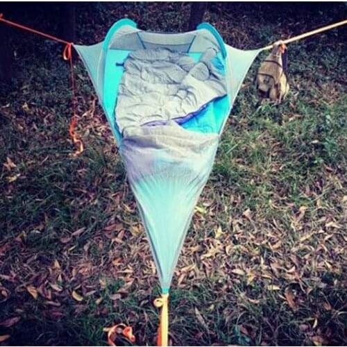 SKYSURF Camping Tent Hanging Tree Tents 1 Person Portable Hammock Tent Ultralight Triangle Suspension Hanging Camping Tent