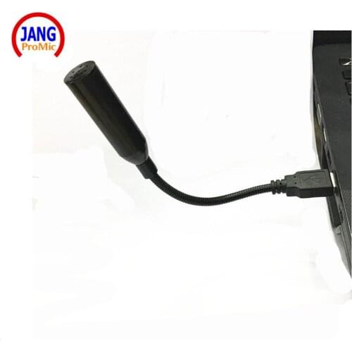 Professional Laptop Computer Microphone with Standand USB 2.0 Connector Gooseneck Microfone for PC etc 10cm