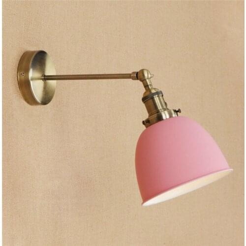 Retro Loft Style Wall Sconce Color Iron Lamp Industrial Vintage Wall Light Fixtures Decoration Indoor Lighting Lampara Pared