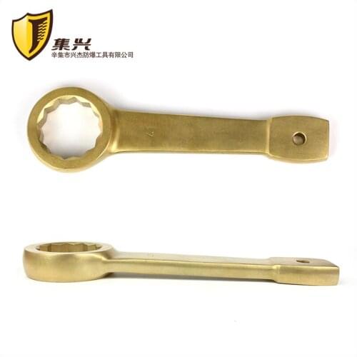 24mm 27mm 30mm 32mm Non sparking Striking Box End Wrench, Copper Alloy,Explosion proof Safety Hand Tool