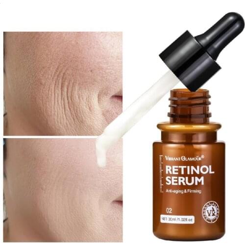 30ml Retinol Face Serum Moisturizing Whitening Firming Lifting Fade Fine Lines Anti-wrinkle Anti-aging Deep Care Essence