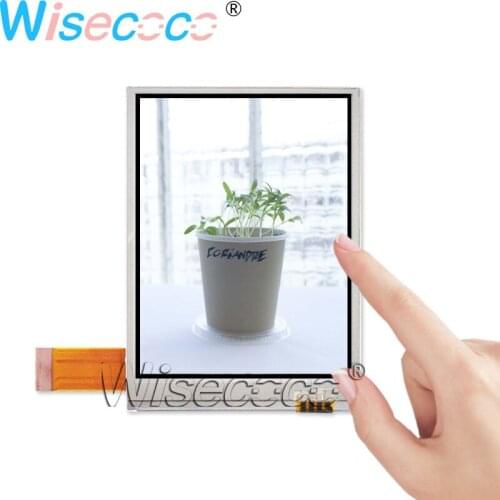 Wisecoco 3.7" 39pin FPC Transflective LCD Display 50K life time + Resistive Touch Screen sensor for replacement