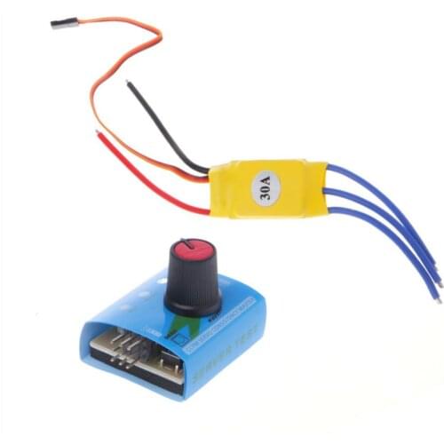 30A 12V DC 3-phase High-Power Brushless Model Motor Speed PWM Controller Driver