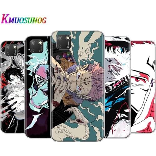 Transparent Cover Jujutsu Kaisen Satoru Gojo anime For Honor 9 9S 9A 9C 9X 9N 9i V9 10 10i 10X X10 Lite Pro Phone Case