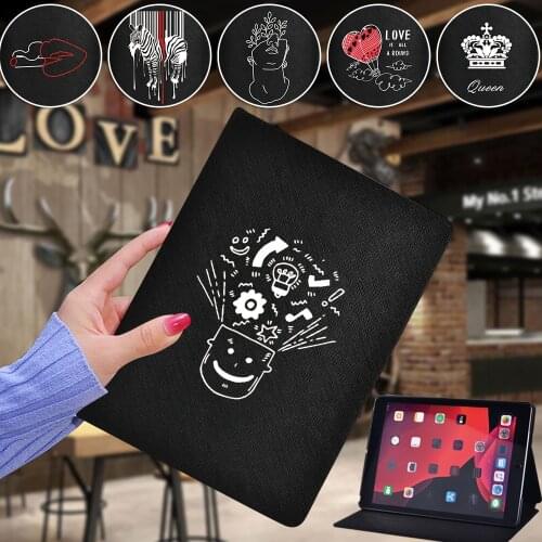 Tablet Cover for Apple Ipad 7th 8th A2270 A2198/Mini 1 2 3 4 5 A1599 A1538/Ipad 5th A2197/2018 6th A1893 Pu Leather Stand Case