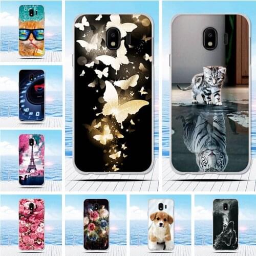 Phone Cover For Samsung Galaxy J4 2018 Case J400 J400F Cartoon Silicone Soft Back Cover For Samsung Galaxy J4 2018 hoesje