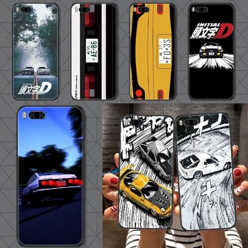 Initial D Car 86 Phone case For Xiaomi Mi Max Note 3 A2 A3 8 9 9T 10 Lite Pro Ultra black silicone back pretty cover trend
