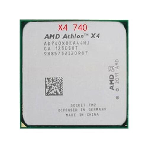 AMD Athlon X4 740 X740 FM2 Quad-Core CPU 100% working properly Desktop Processor