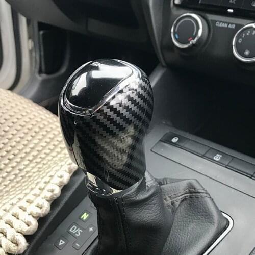 Abs Material Shift Head Decorative Cover Patch For Skoda Octavia 2018 2019 2020 Car Accessories