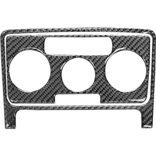 For Beetle 2012 2013 2014 2015 2016 2017 2018 2019 Carbon Fiber Air Conditioning Control Button Panel Cover Frame Trim