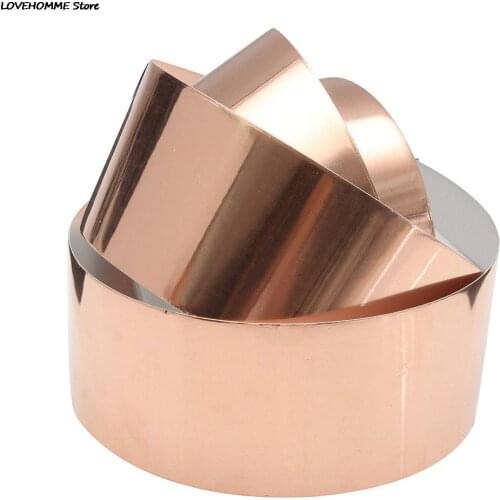 For Electric Guitar EMI Shielding Heat Resist Single Conductive Adhesive Copper Foil Tape 3 Meters