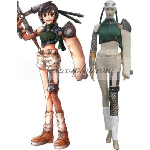 Final Fantasy VII Yuffie Kisaragi Cosplay Costume E001