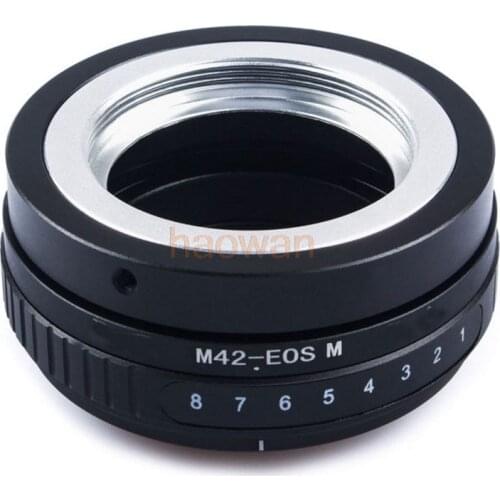 M42-eosm tilt adapter ring for m42 42mm Mount lens to canon eosm EF-M EOSM/M2/M3/M5/M10/m50 mirrorless camera