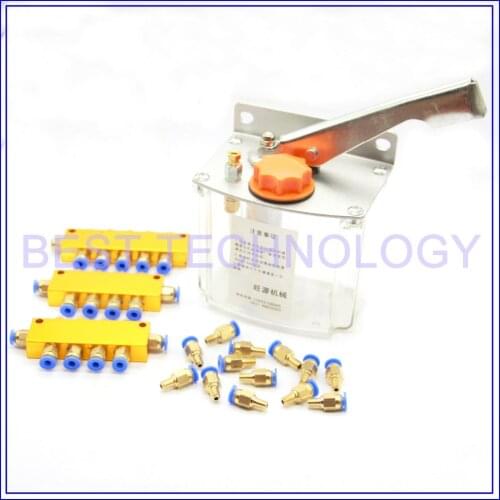 Oil Pump CNC Router machine Manual square type HP-5 , Manual injection pumps, lubrication systems, oiler for CNC Engraver