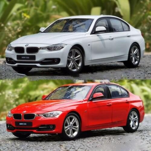 Welly Diecast 1:18 Scale 335i Sedan Alloy Car Model Adult Collection Souvenir Ornaments Display Vehicle Toy Gifts Decoration
