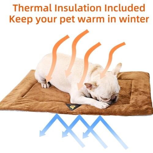 Dog Blanket Pet Cat Bed Dog Pad Self Heating Pads Cat Bed Pet Thermal Mat Blanket Puppy Warm Mat Pet Winter Sleeping Bed