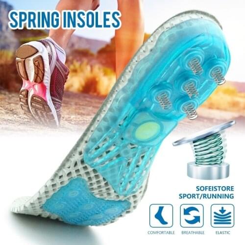 EVA Spring silicone Gel shoes Insoles flat feet orthotic insoles arch support inserts orthopedic Plantar Fasciitis foot care