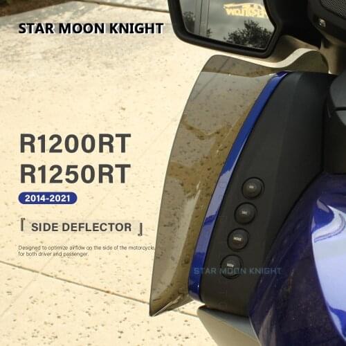 Fit For BMW R1200RT R1250RT R 1250 RT 1200 2014 - 2021 NEW Motorcycle Accessories Upper Deflector Side Windshield Windscreen
