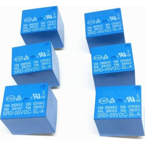 Relays SRD-05VDC-SL-A 5V 10A 250VAC 4PIN T73 Wholesale Price