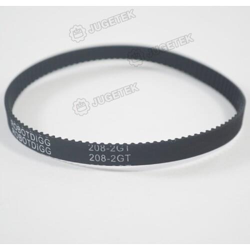 10pcs/lot, GT2 Timing Belt, Closed-loop,208mm Length , 104Teeth , 2mm , 3.5mm width