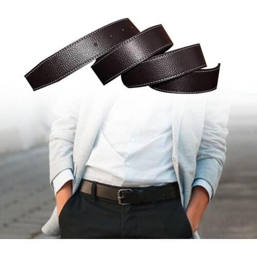 Fashion Men Luxury Women Leather Belt Buckle Free Vintage Cool Faux Leather Belt Clothes Decoration Accessories