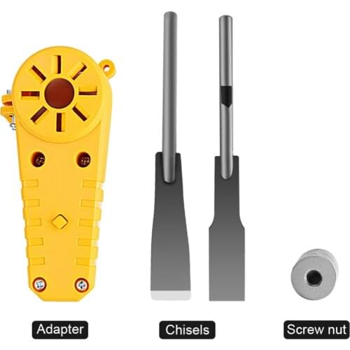 Wood Carving Electric Chisel M10 Adapter Set Changed Angle Grinder Into Power Chisel Woodworking Tool