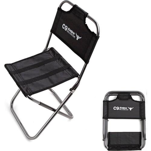 Mini Foldable Cloth Back Fishing Chair Outdoor Portable Family Picnic Camping Stool