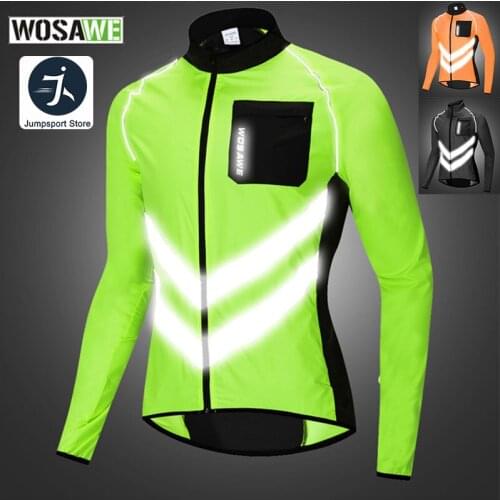 Reflective Cycling Jacket Windproof Sleeveless Running Vest Bicycle Clothing Men Women Windbreaker Windstopper MTB Bike Jackets