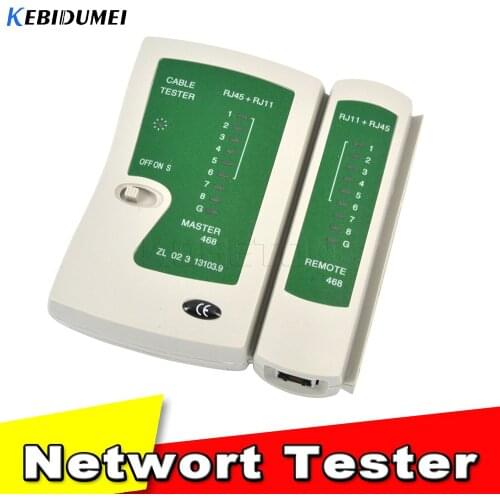 Kebidumei RJ45 Cable lan tester Network Cable Tester RJ45 RJ11 RJ12 CAT5 UTP LAN Cable Tester Networking Tool network Repair