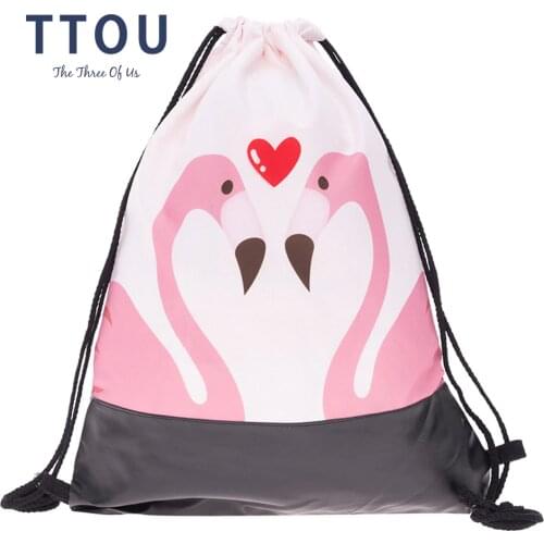 The Three Of Us Women's Backpacks With A Pattern