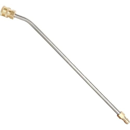 Washer Extension Gutter Cleaner Attachment Accessory,High Pressure Washer Gutter Rod For Lance/Wand 1/4 Inch Quick Connect,30 De