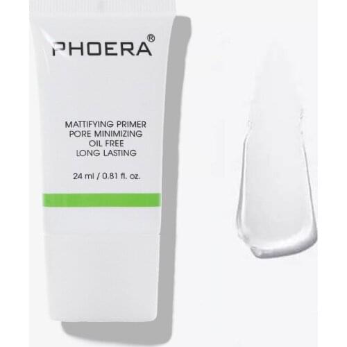 PHEORA Vegan Liquid Primer Gel Long Lasting Face Pore Minimizing Makeup Foundation Primer